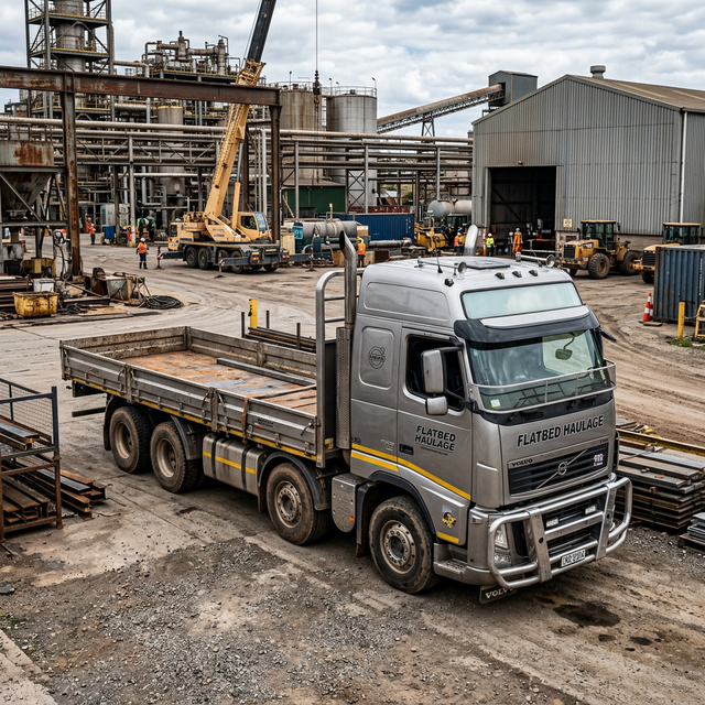 Heavy Duty Flatbed Truck